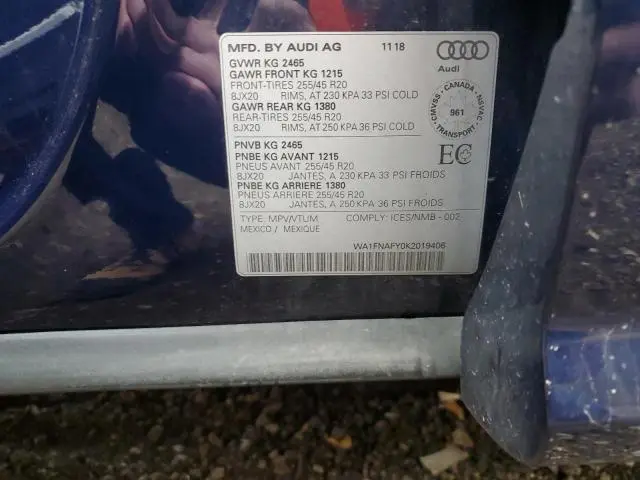 2019 AUDI Q5 TECHNIK S-LINE  