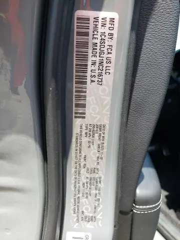 2022 DODGE DURANGO SRT 392  