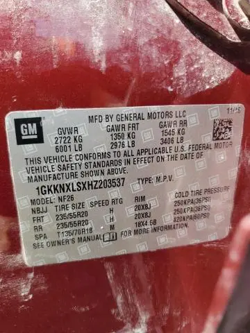 2017 GMC ACADIA DENALI  