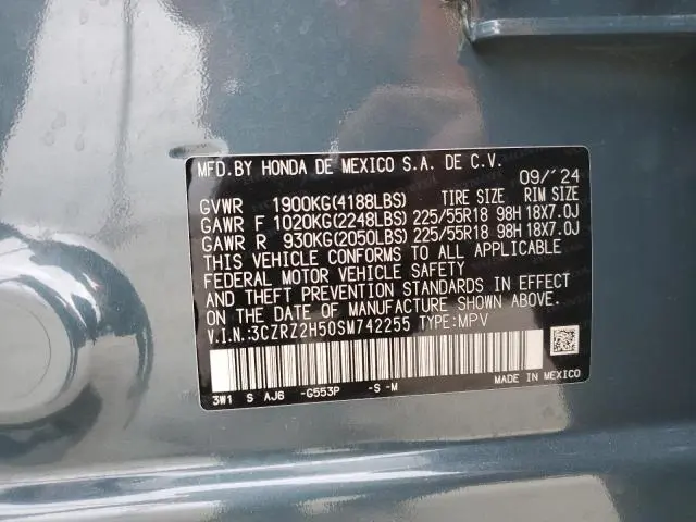 2025 HONDA HR-V SPORT  