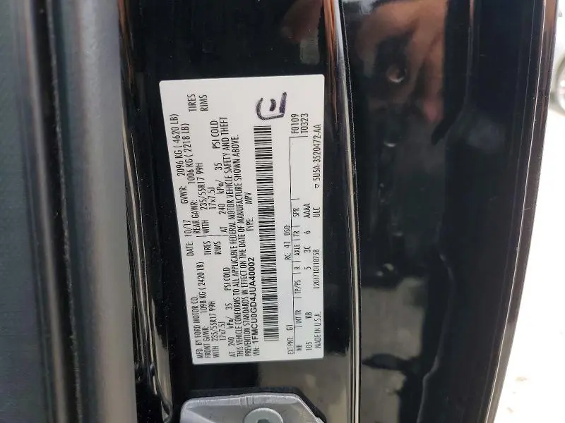 2018 FORD ESCAPE SE  