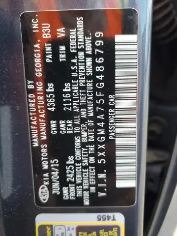 2015 KIA OPTIMA LX  