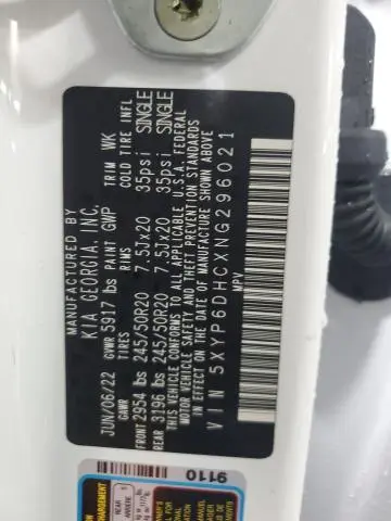 2022 KIA TELLURIDE S  