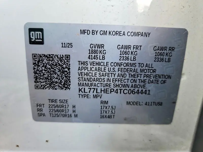 2026 CHEVROLET TRAX 1LT  