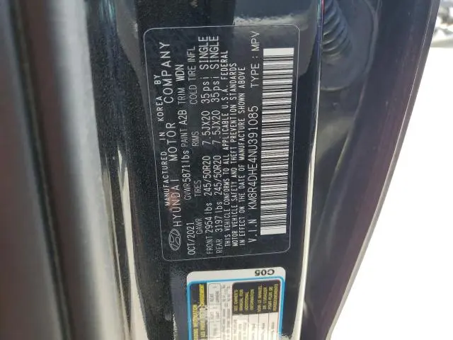 2022 HYUNDAI PALISADE SEL  