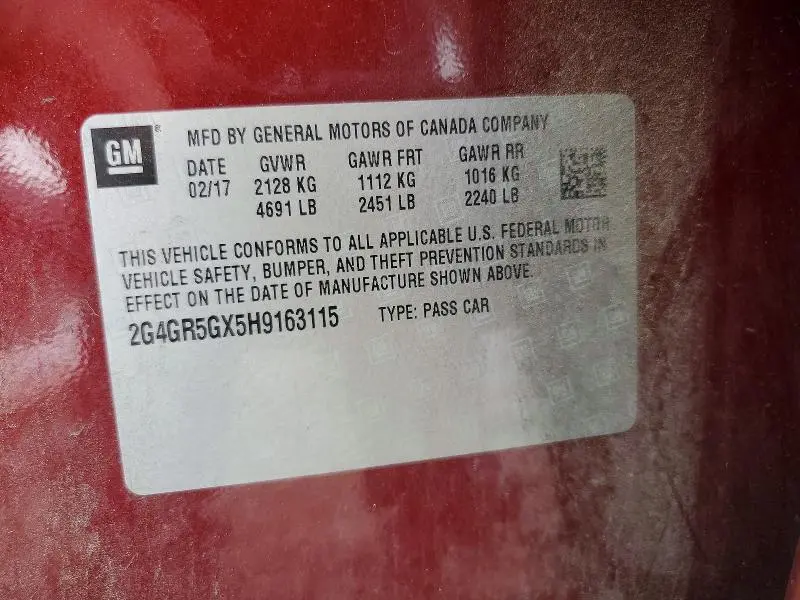 2017 BUICK REGAL PREMIUM  