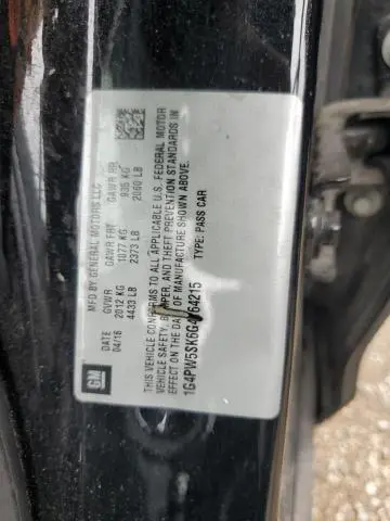 2016 BUICK VERANO SPORT TOURING  