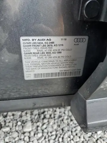 2019 AUDI Q5 PREMIUM PLUS  