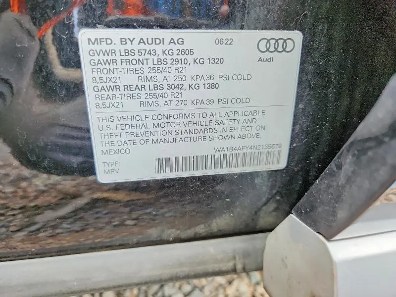 2022 AUDI SQ5 PREMIUM PLUS  