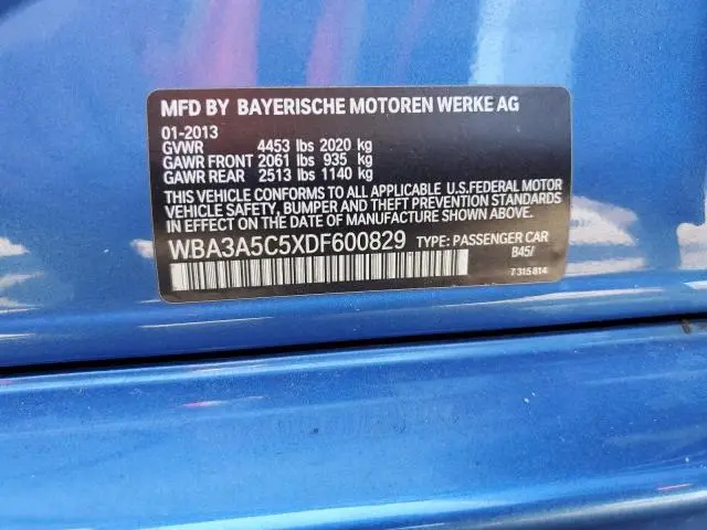 2013 BMW 328 I  