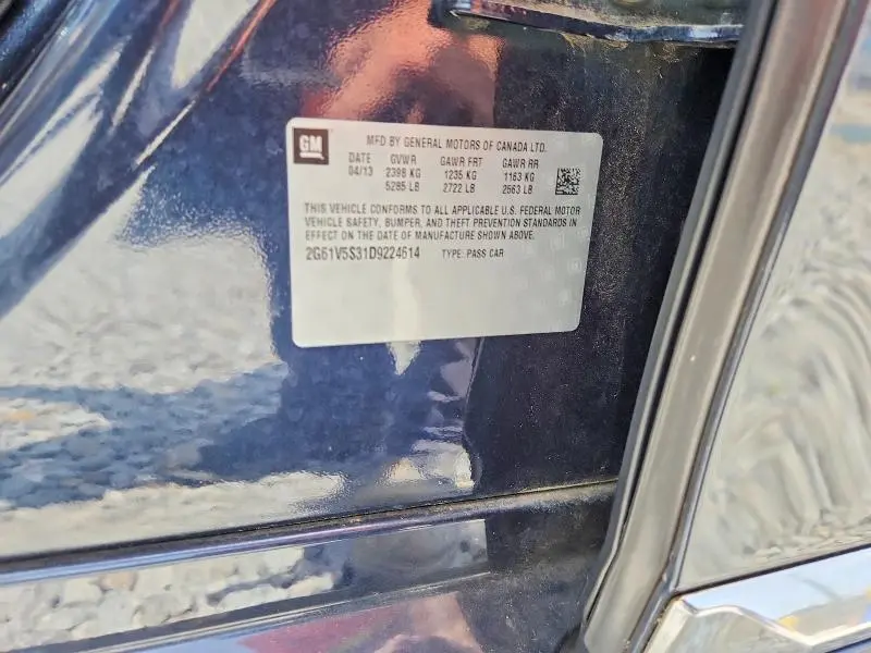 2013 CADILLAC XTS PLATINUM  