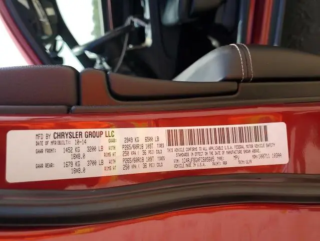 2015 JEEP GRAND CHEROKEE LIMITED  