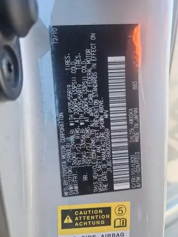 2011 LEXUS RX 450H  