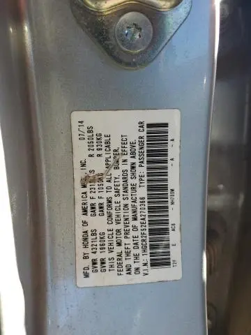 2014 HONDA ACCORD SPORT  