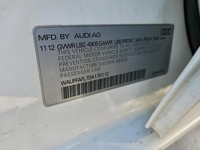 2013 AUDI A4 PREMIUM PLUS  