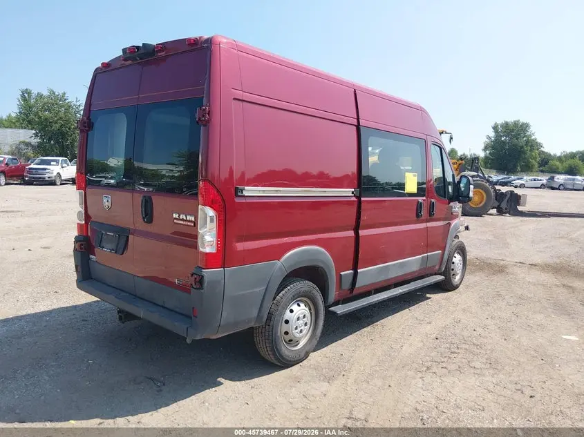 2015 RAM PROMASTER 2500 HIGH ROOF