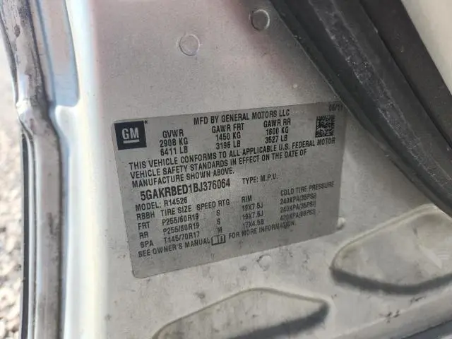 2011 BUICK ENCLAVE CXL  