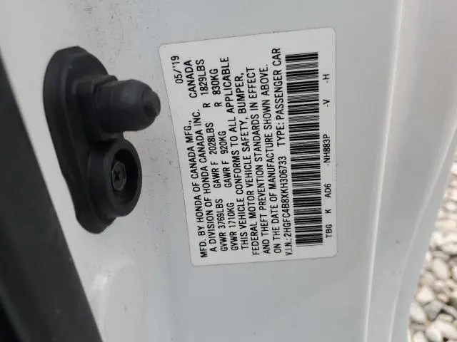 2019 HONDA CIVIC SPORT  