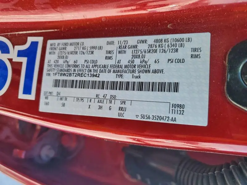 2024 FORD F250 SUPER DUTY  