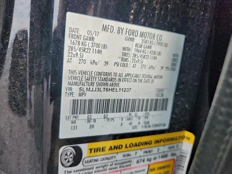 2017 LINCOLN NAVIGATOR L RESERVE  