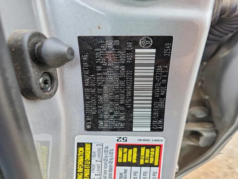 2024 TOYOTA CAMRY SE  