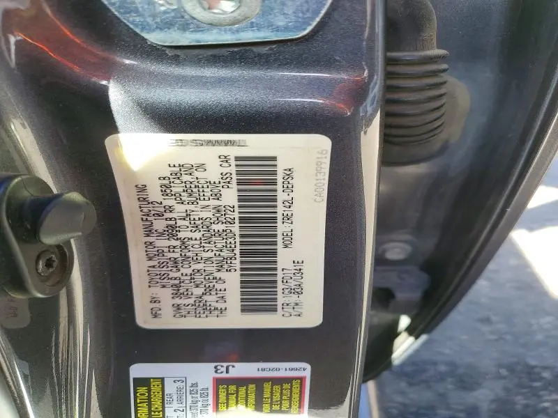 2013 TOYOTA COROLLA S  