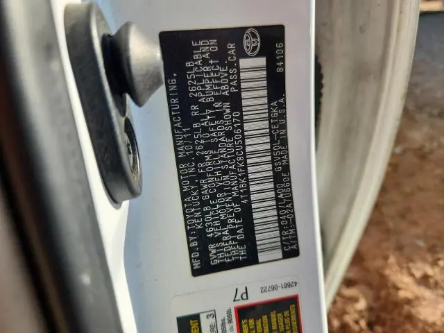 2012 TOYOTA CAMRY SE  