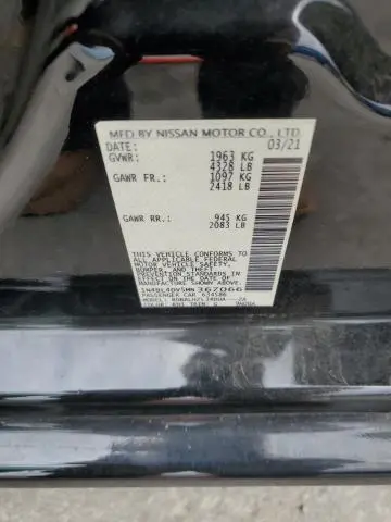 2021 NISSAN ALTIMA SV  