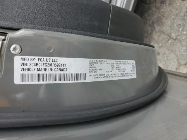 2021 CHRYSLER PACIFICA TOURING  