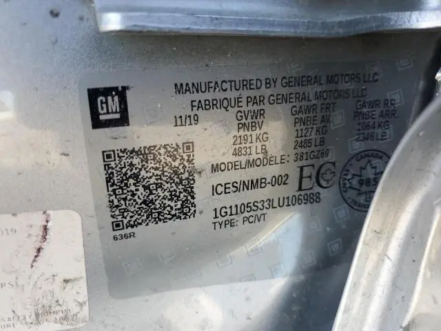 2020 CHEVROLET IMPALA PREMIER  