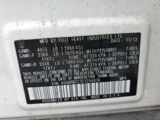 2014 SUBARU OUTBACK 2.5I PREMIUM  