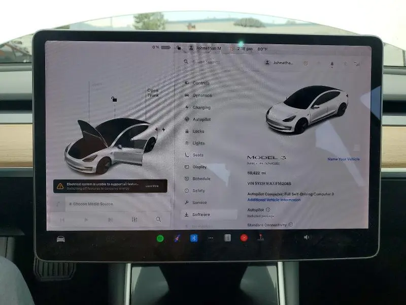 2018 TESLA MODEL 3   