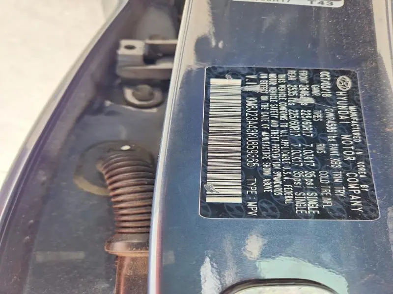 2019 HYUNDAI TUCSON SE  