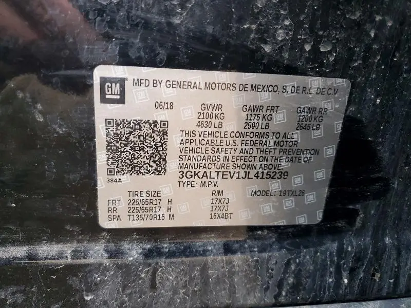 2018 GMC TERRAIN   