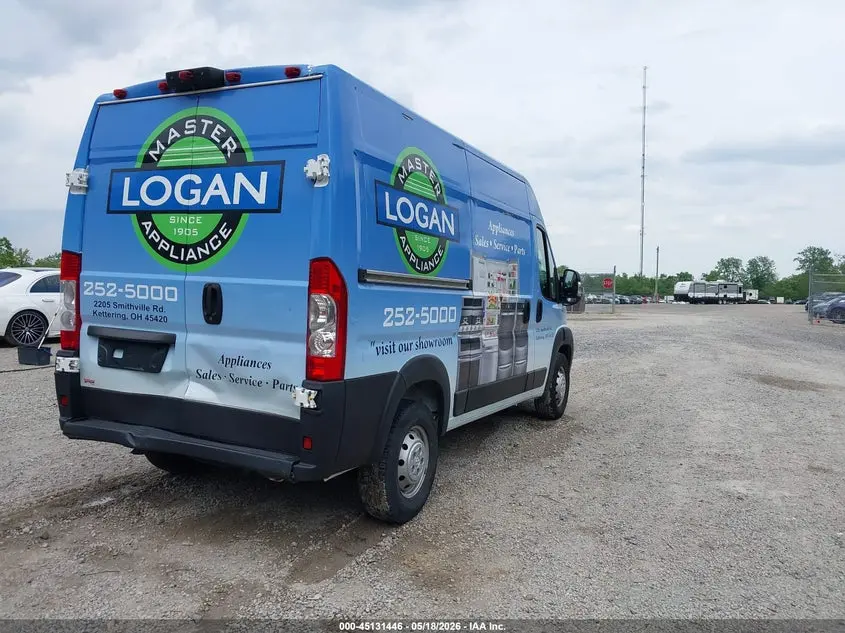 2019 RAM PROMASTER 1500 HIGH ROOF 136 WB