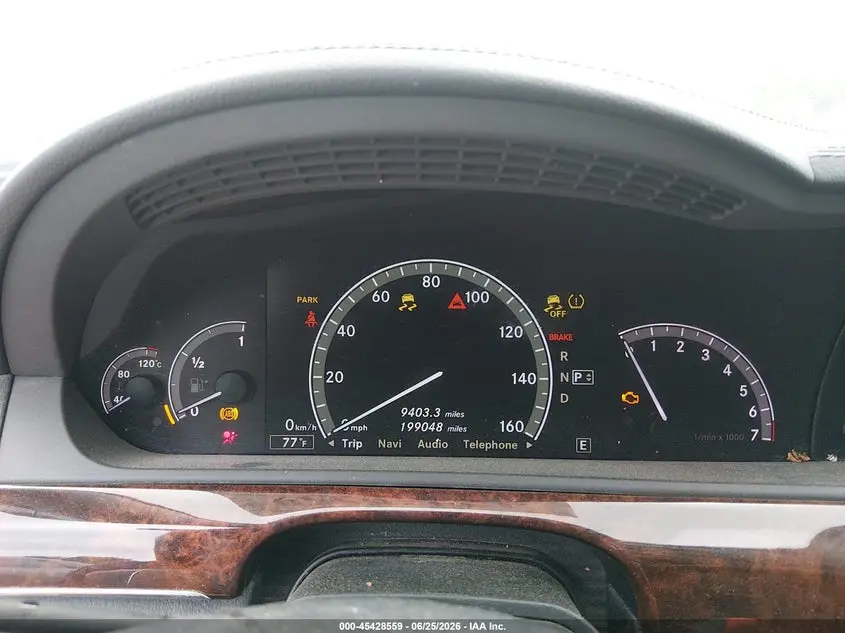 2012 MERCEDES-BENZ S 550 4MATIC