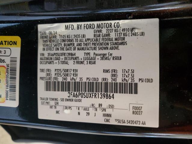 2015 FORD FUSION TITANIUM PHEV