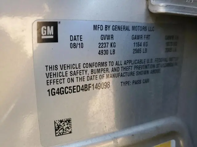 2011 BUICK LACROSSE CXL  