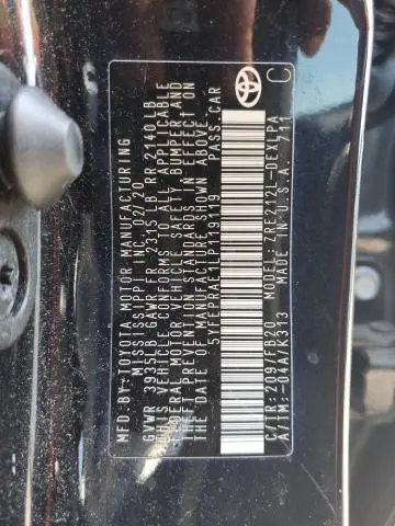 2020 TOYOTA COROLLA LE  