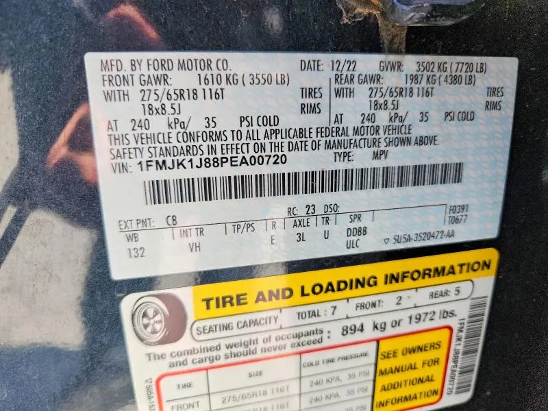 2023 FORD EXPEDITION MAX XLT  