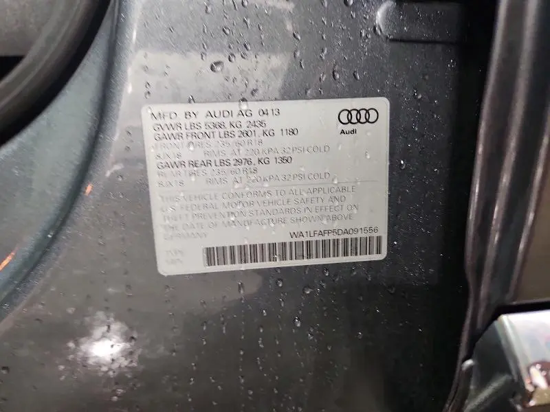 2013 AUDI Q5 PREMIUM PLUS  