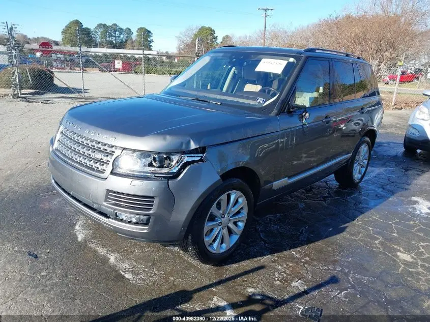 2017 LAND ROVER RANGE ROVER 3.0L V6 TURBOCHARGED DIESEL HSE TD6