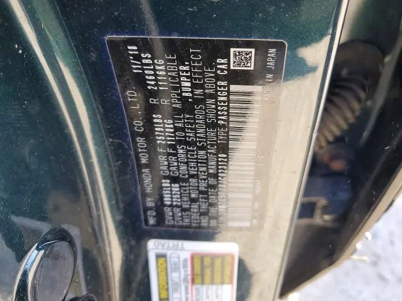 2018 HONDA CLARITY   
