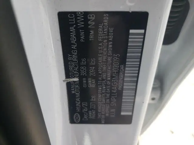 2021 HYUNDAI ELANTRA SE  