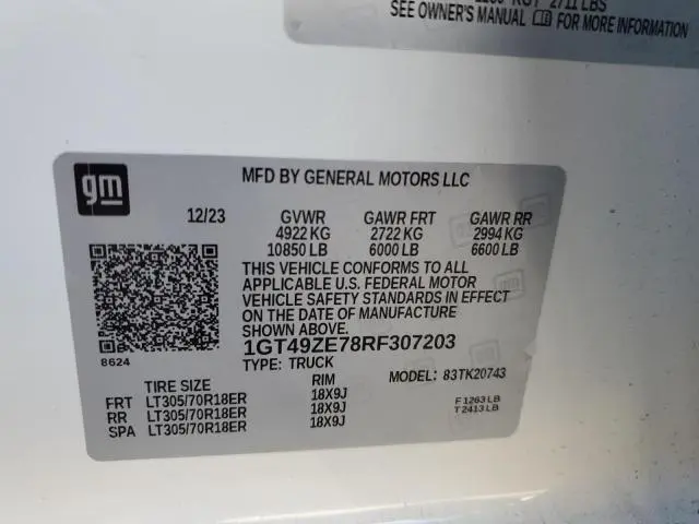 2024 GMC SIERRA K2500 AT4X  