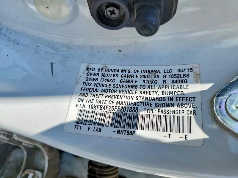 2015 HONDA CIVIC HYBRID  