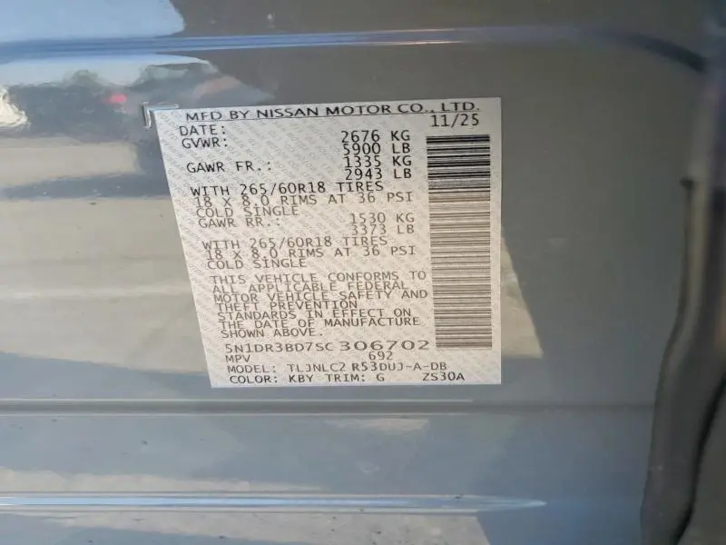 2025 NISSAN PATHFINDER ROCK CREEK  