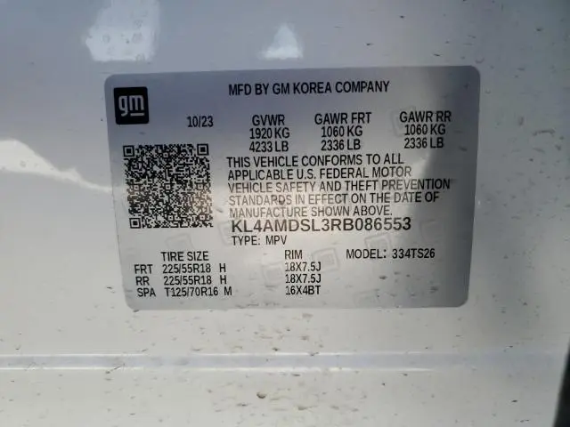 2024 BUICK ENCORE GX SPORT TOURING  