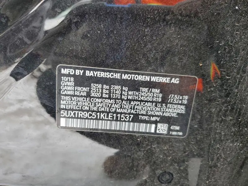 2019 BMW X3 XDRIVE30I  