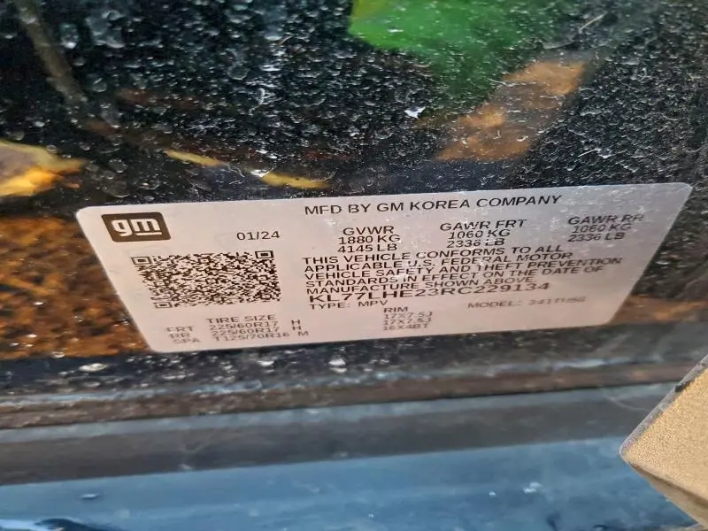 2024 CHEVROLET TRAX 1LT  